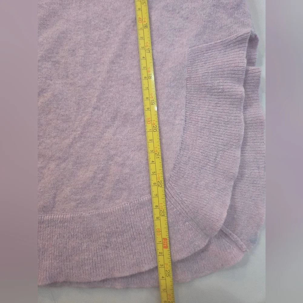 J. Crew Cotton Wool Blend Crew Neck Lilac Sweater XS